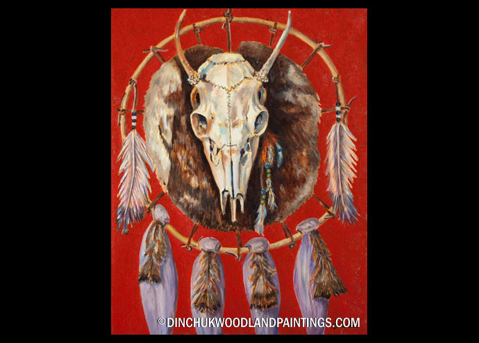 Tom Dinchuk: Skull and Feathers