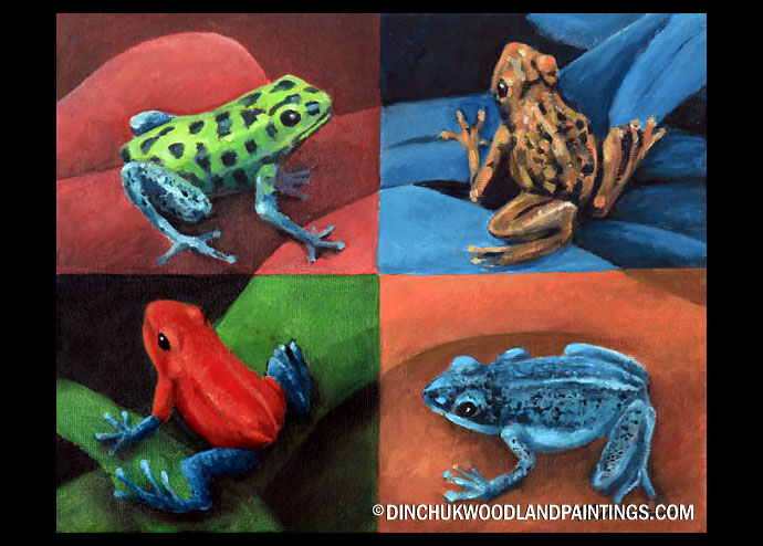 Tom Dinchuk: Four Frogs